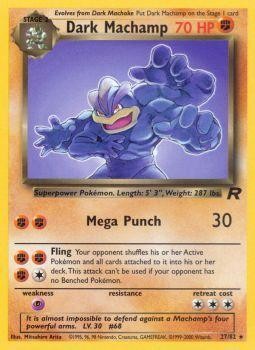 Dark Machamp (27/82) [Team Rocket Unlimited] | Jomio and Rueliete's Cards and Comics
