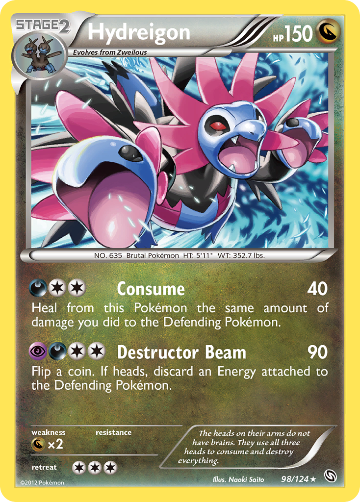 Hydreigon (98/124) [Black & White: Dragons Exalted] | Jomio and Rueliete's Cards and Comics