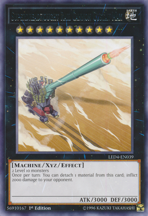 Superdreadnought Rail Cannon Gustav Max [LED4-EN039] Rare | Jomio and Rueliete's Cards and Comics