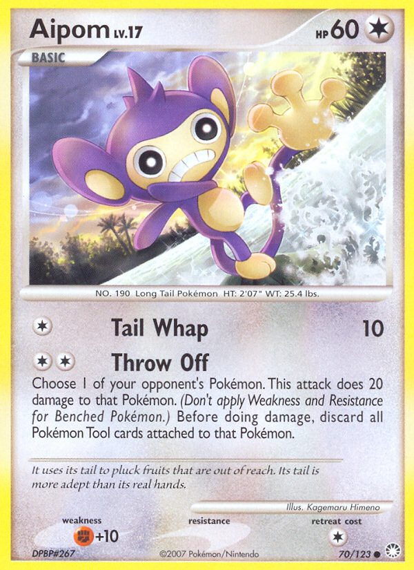 Aipom (70/123) [Diamond & Pearl: Mysterious Treasures] | Jomio and Rueliete's Cards and Comics