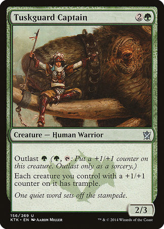 Tuskguard Captain [Khans of Tarkir] | Jomio and Rueliete's Cards and Comics