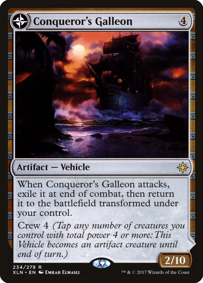 Conqueror's Galleon // Conqueror's Foothold [Ixalan] | Jomio and Rueliete's Cards and Comics