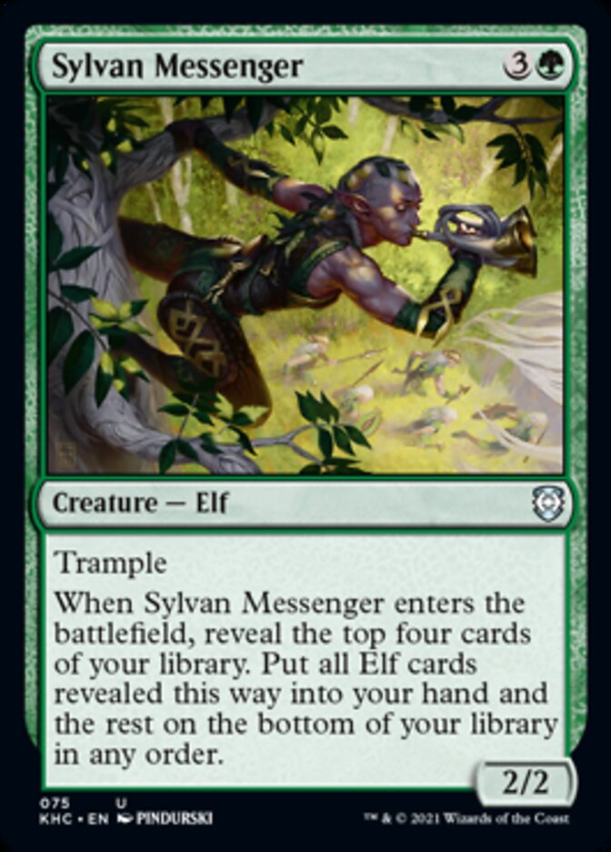 Sylvan Messenger [Kaldheim Commander] | Jomio and Rueliete's Cards and Comics