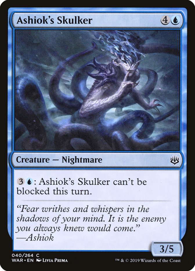 Ashiok's Skulker [War of the Spark] | Jomio and Rueliete's Cards and Comics