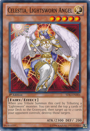 Celestia, Lightsworn Angel [SDLI-EN006] Common | Jomio and Rueliete's Cards and Comics