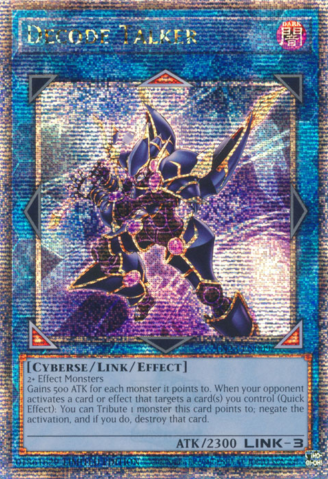 Decode Talker [TN23-EN009] Quarter Century Secret Rare | Jomio and Rueliete's Cards and Comics