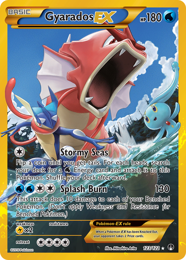 Gyarados EX (123/122) [XY: BREAKpoint] | Jomio and Rueliete's Cards and Comics