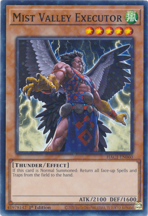 Mist Valley Executor (Duel Terminal) [HAC1-EN060] Common | Jomio and Rueliete's Cards and Comics