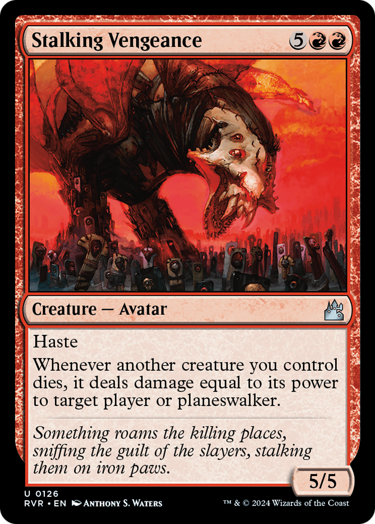 Stalking Vengeance [Ravnica Remastered] | Jomio and Rueliete's Cards and Comics