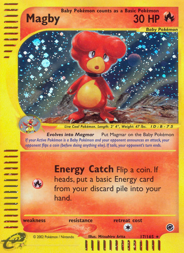 Magby (17/165) [Expedition: Base Set] | Jomio and Rueliete's Cards and Comics