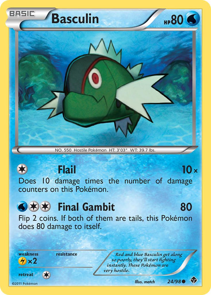 Basculin (24/98) [Black & White: Emerging Powers] | Jomio and Rueliete's Cards and Comics