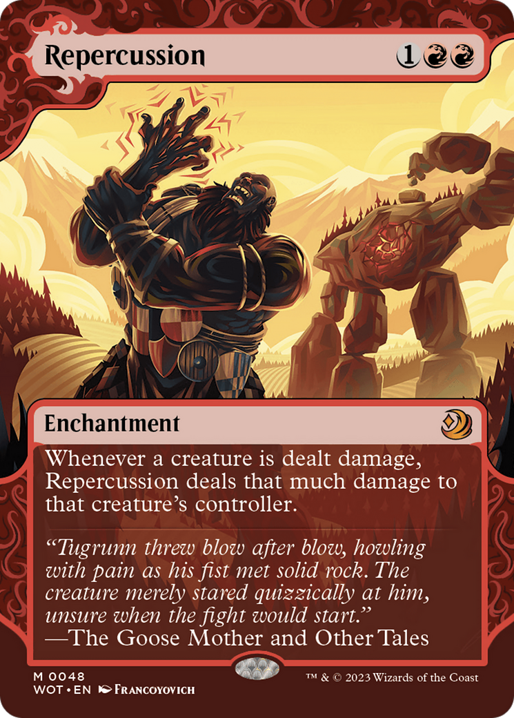 Repercussion [Wilds of Eldraine: Enchanting Tales] | Jomio and Rueliete's Cards and Comics