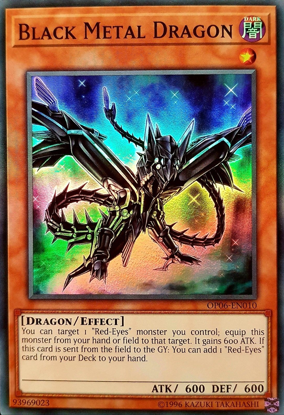 Black Metal Dragon [OP06-EN010] Super Rare | Jomio and Rueliete's Cards and Comics