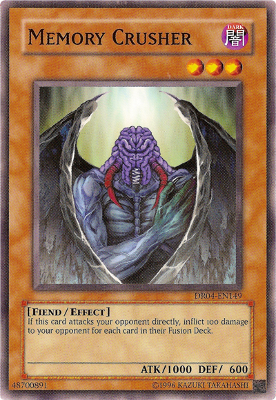 Memory Crusher [DR04-EN149] Common | Jomio and Rueliete's Cards and Comics