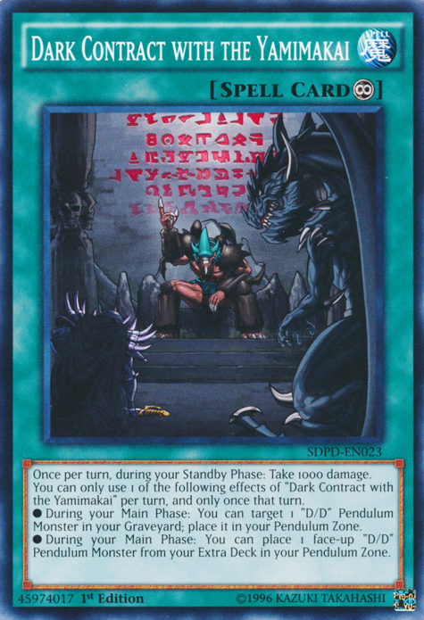 Dark Contract with the Yamimakai [SDPD-EN023] Common | Jomio and Rueliete's Cards and Comics