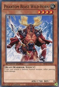 Phantom Beast Wild-Horn [SBCB-EN045] Common | Jomio and Rueliete's Cards and Comics