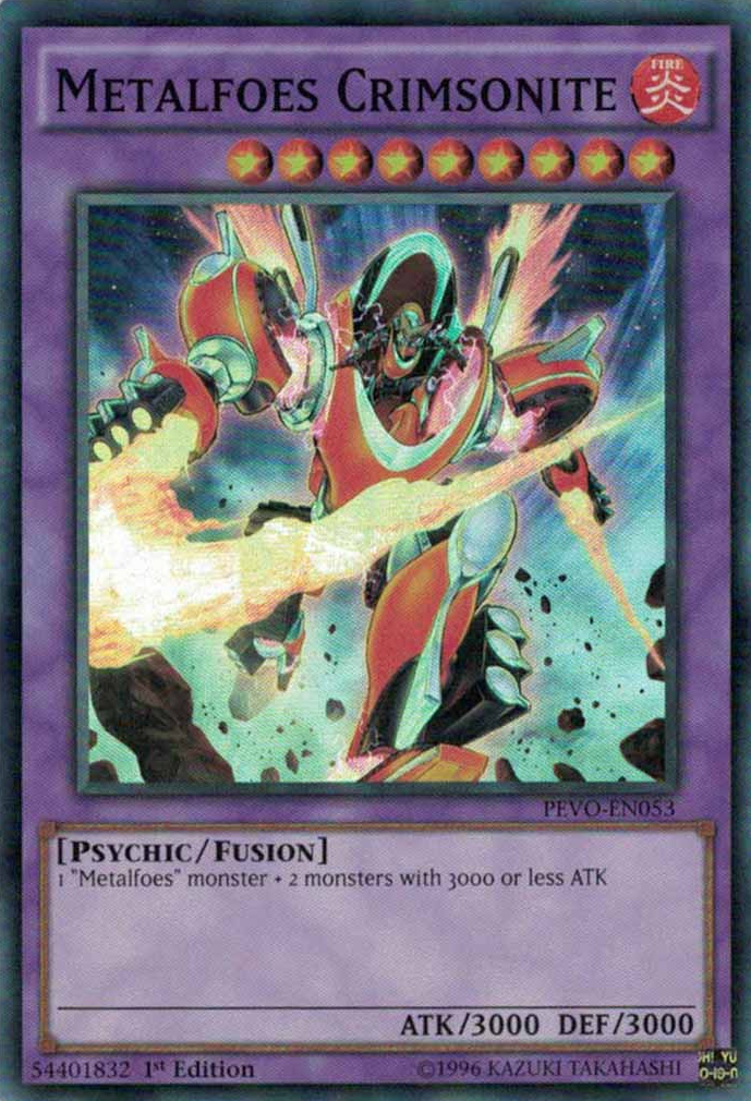 Metalfoes Crimsonite [PEVO-EN053] Super Rare | Jomio and Rueliete's Cards and Comics