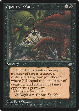 Spoils of War [Ice Age] | Jomio and Rueliete's Cards and Comics