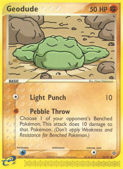 Geodude (55/97) [EX: Dragon] | Jomio and Rueliete's Cards and Comics