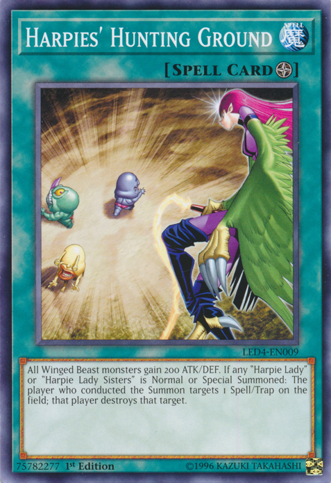 Harpies' Hunting Ground [LED4-EN009] Common | Jomio and Rueliete's Cards and Comics