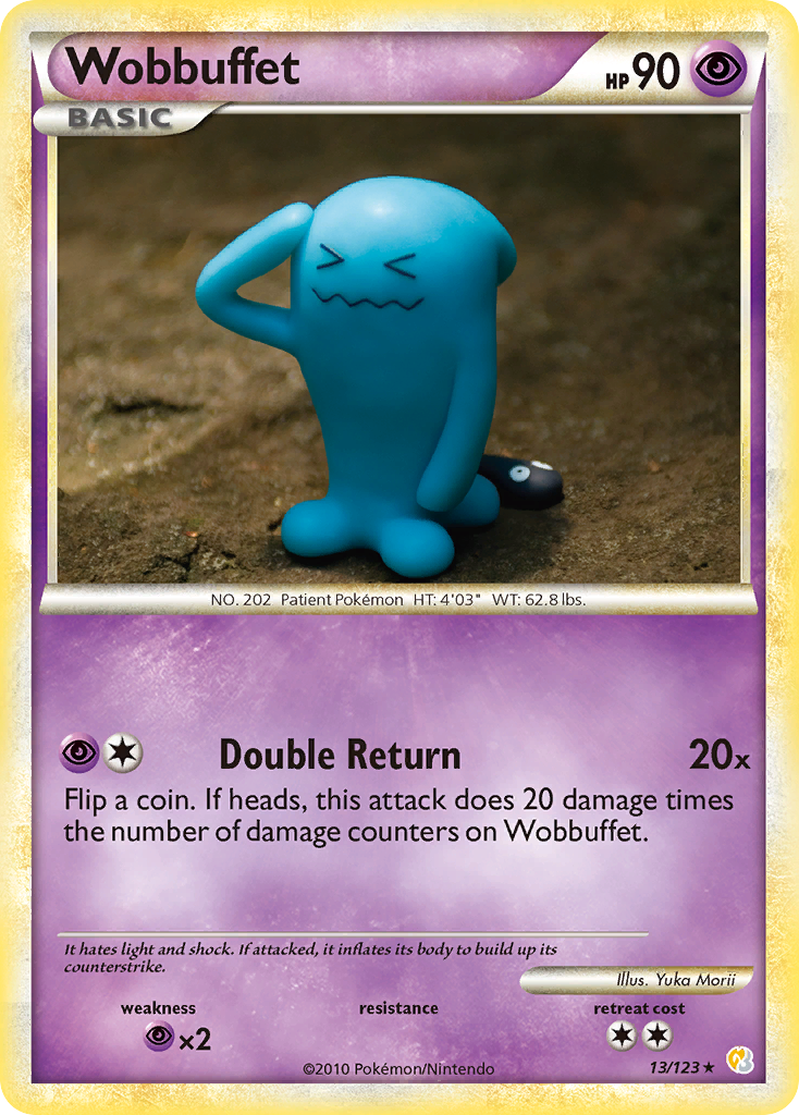 Wobbuffet (13/123) [HeartGold & SoulSilver: Base Set] | Jomio and Rueliete's Cards and Comics