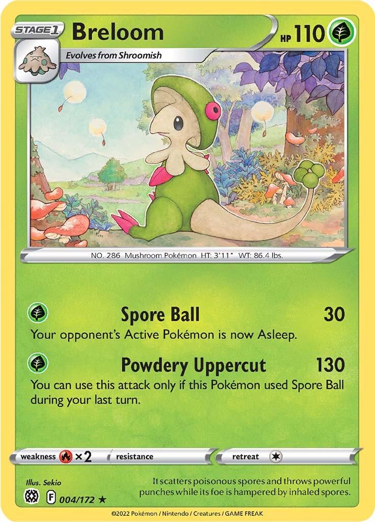 Breloom (004/172) [Sword & Shield: Brilliant Stars] | Jomio and Rueliete's Cards and Comics