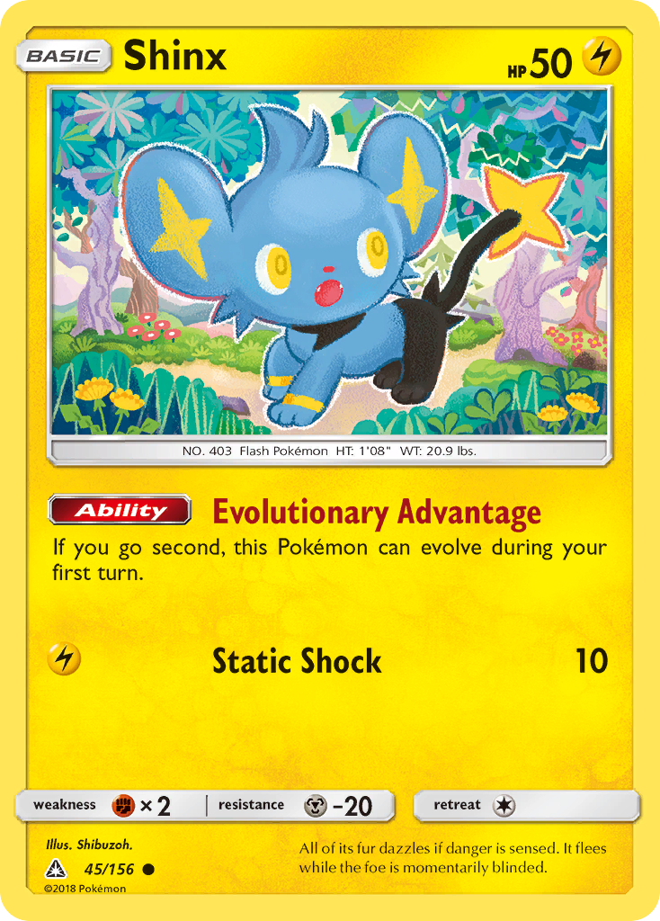 Shinx (45/156) [Sun & Moon: Ultra Prism] | Jomio and Rueliete's Cards and Comics