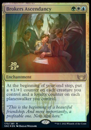 Brokers Ascendancy [Streets of New Capenna Prerelease Promos] | Jomio and Rueliete's Cards and Comics