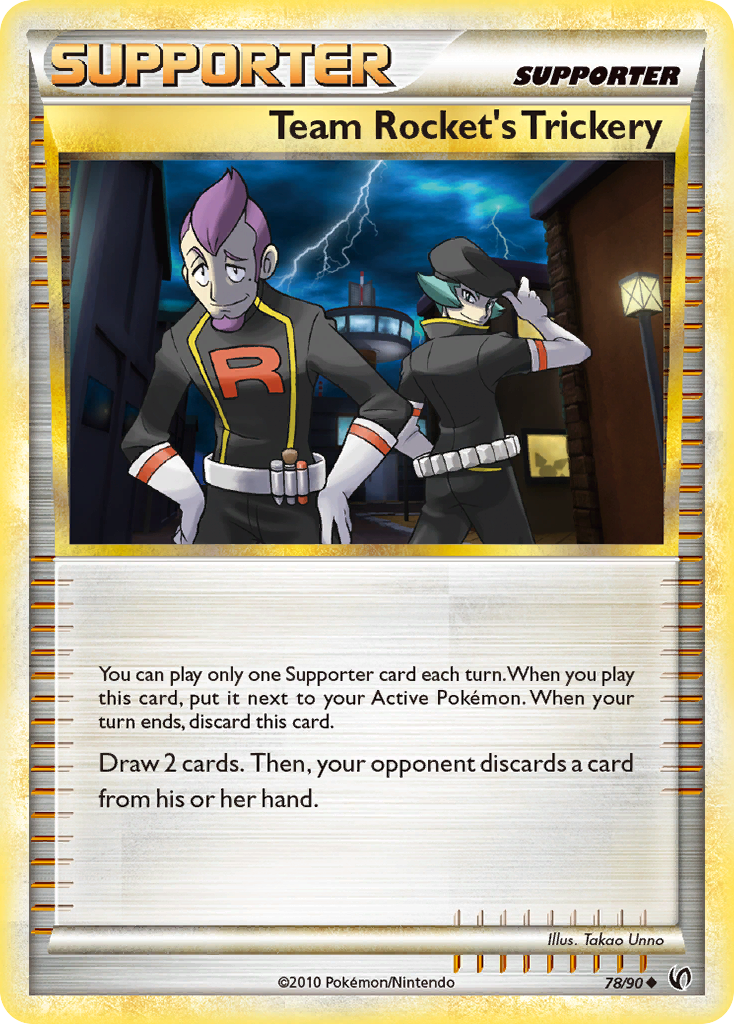 Team Rocket's Trickery (78/90) [HeartGold & SoulSilver: Undaunted] | Jomio and Rueliete's Cards and Comics