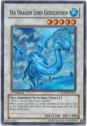Sea Dragon Lord Gishilnodon [RGBT-EN044] Super Rare | Jomio and Rueliete's Cards and Comics