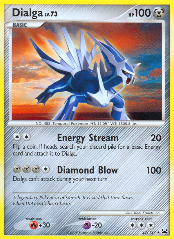 Dialga (23/127) [Platinum: Base Set] | Jomio and Rueliete's Cards and Comics