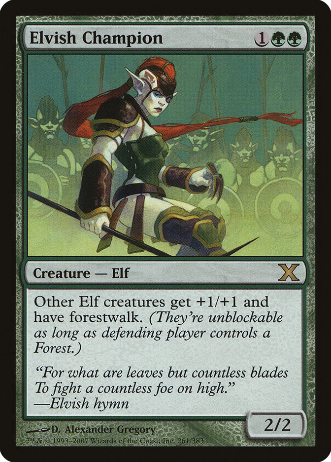 Elvish Champion [Tenth Edition] | Jomio and Rueliete's Cards and Comics