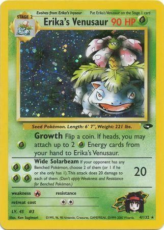 Erika's Venusaur (4/132) [Gym Challenge Unlimited] | Jomio and Rueliete's Cards and Comics