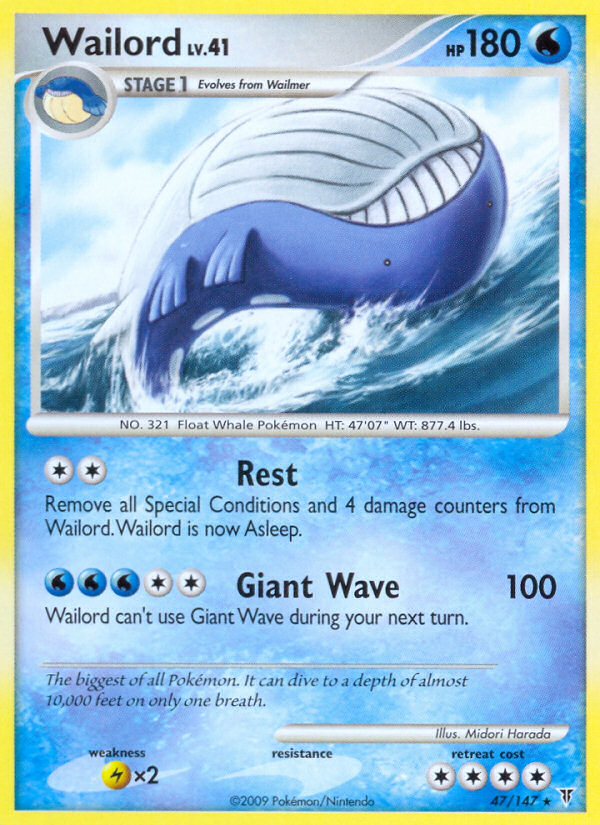 Wailord (47/147) [Platinum: Supreme Victors] | Jomio and Rueliete's Cards and Comics
