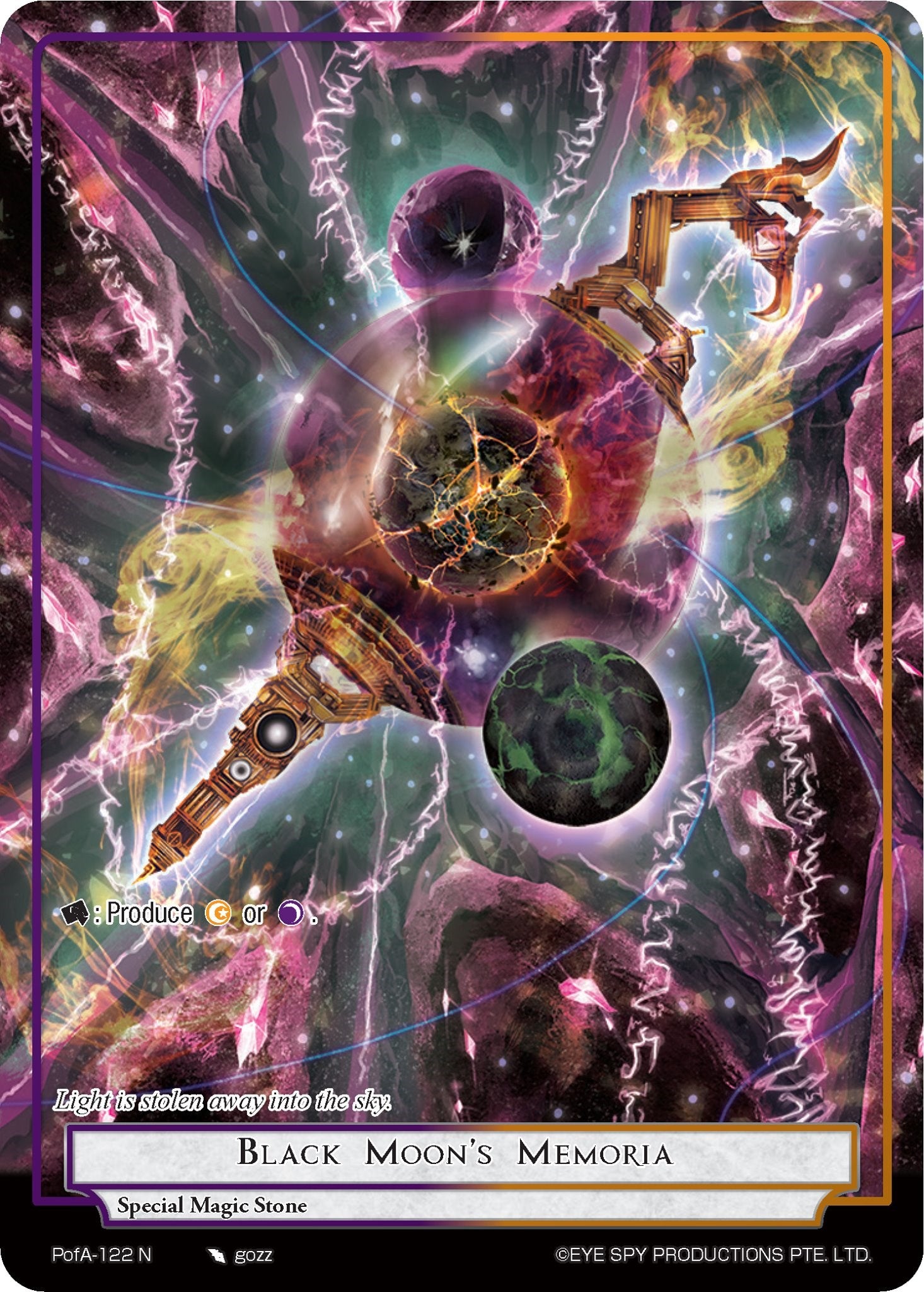 Black Moon's Memoria (Full Art) (PofA-122) [Alice Origin IV: Prologue of Attoractia] | Jomio and Rueliete's Cards and Comics