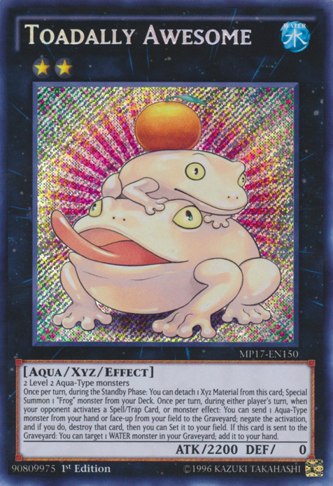 Toadally Awesome [MP17-EN150] Secret Rare | Jomio and Rueliete's Cards and Comics