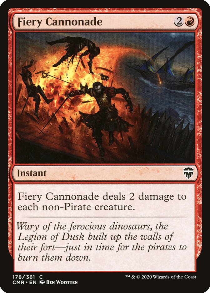 Fiery Cannonade [Commander Legends] | Jomio and Rueliete's Cards and Comics