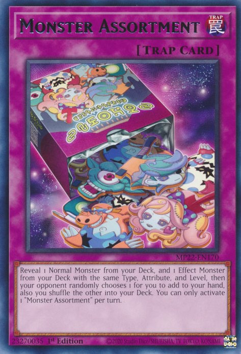 Monster Assortment [MP22-EN170] Rare | Jomio and Rueliete's Cards and Comics