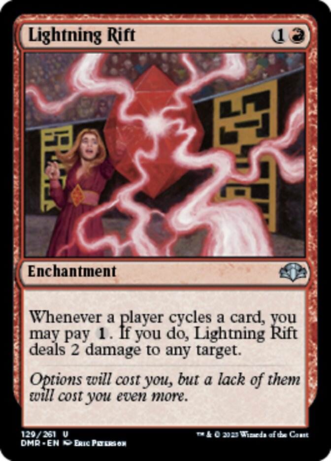 Lightning Rift [Dominaria Remastered] | Jomio and Rueliete's Cards and Comics