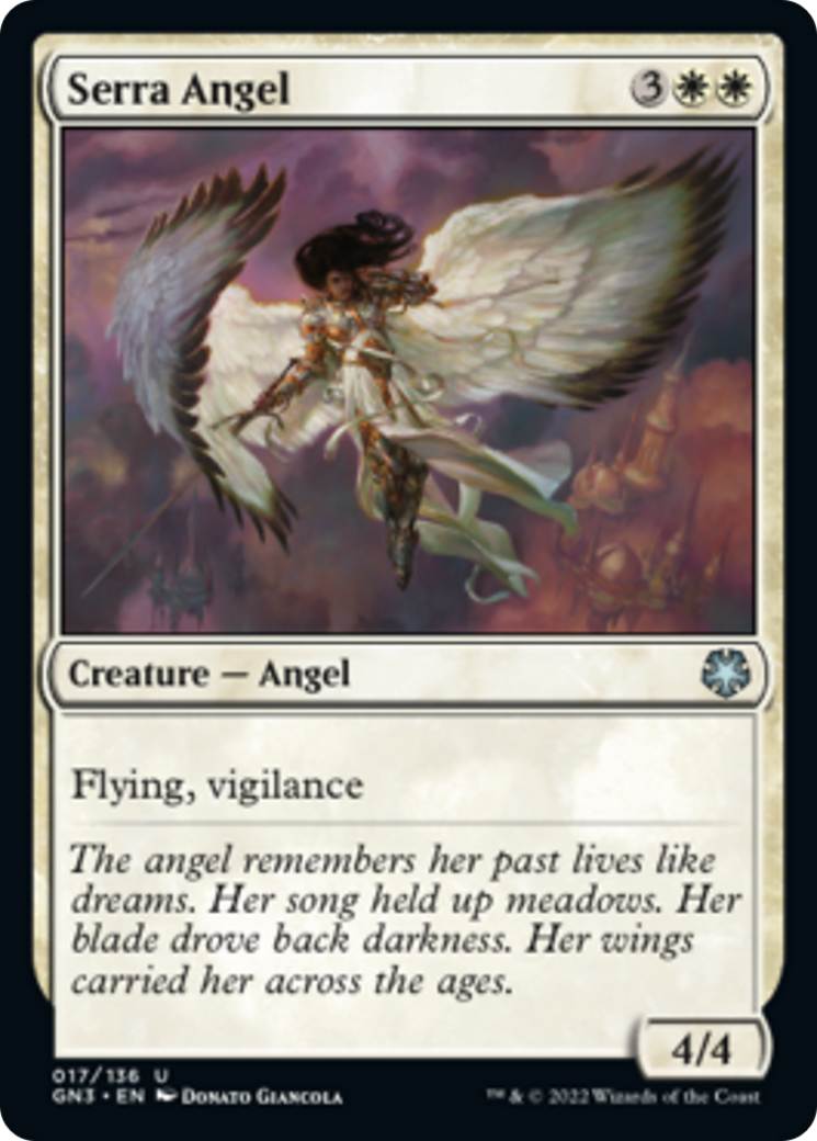 Serra Angel [Game Night: Free-for-All] | Jomio and Rueliete's Cards and Comics
