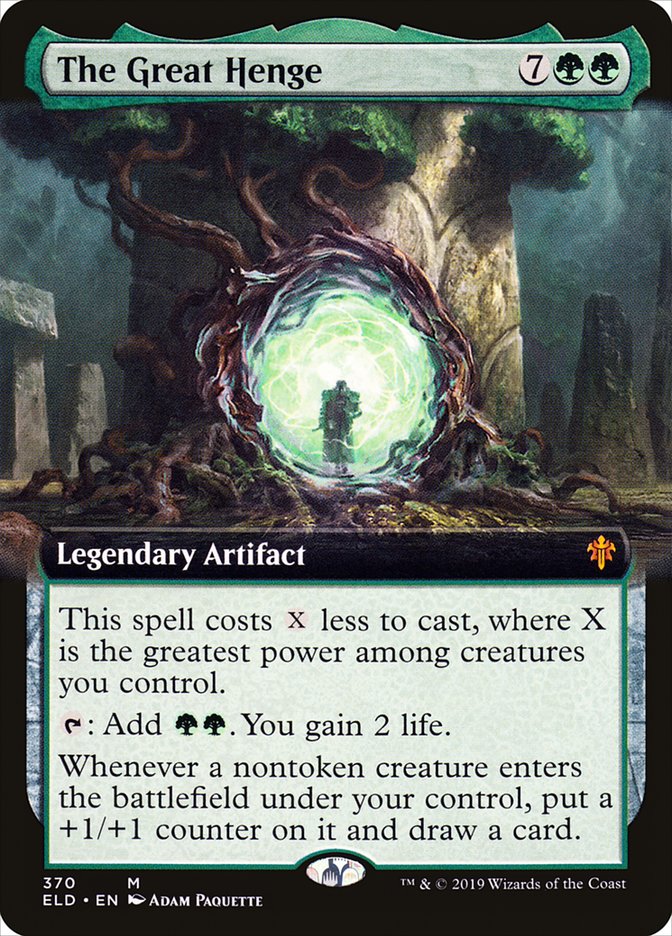 The Great Henge (Extended Art) [Throne of Eldraine] | Jomio and Rueliete's Cards and Comics