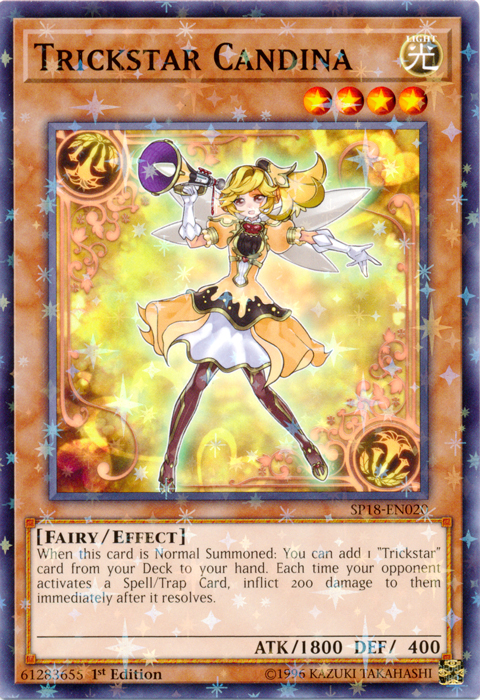 Trickstar Candina (Starfoil) [SP18-EN020] Starfoil Rare | Jomio and Rueliete's Cards and Comics