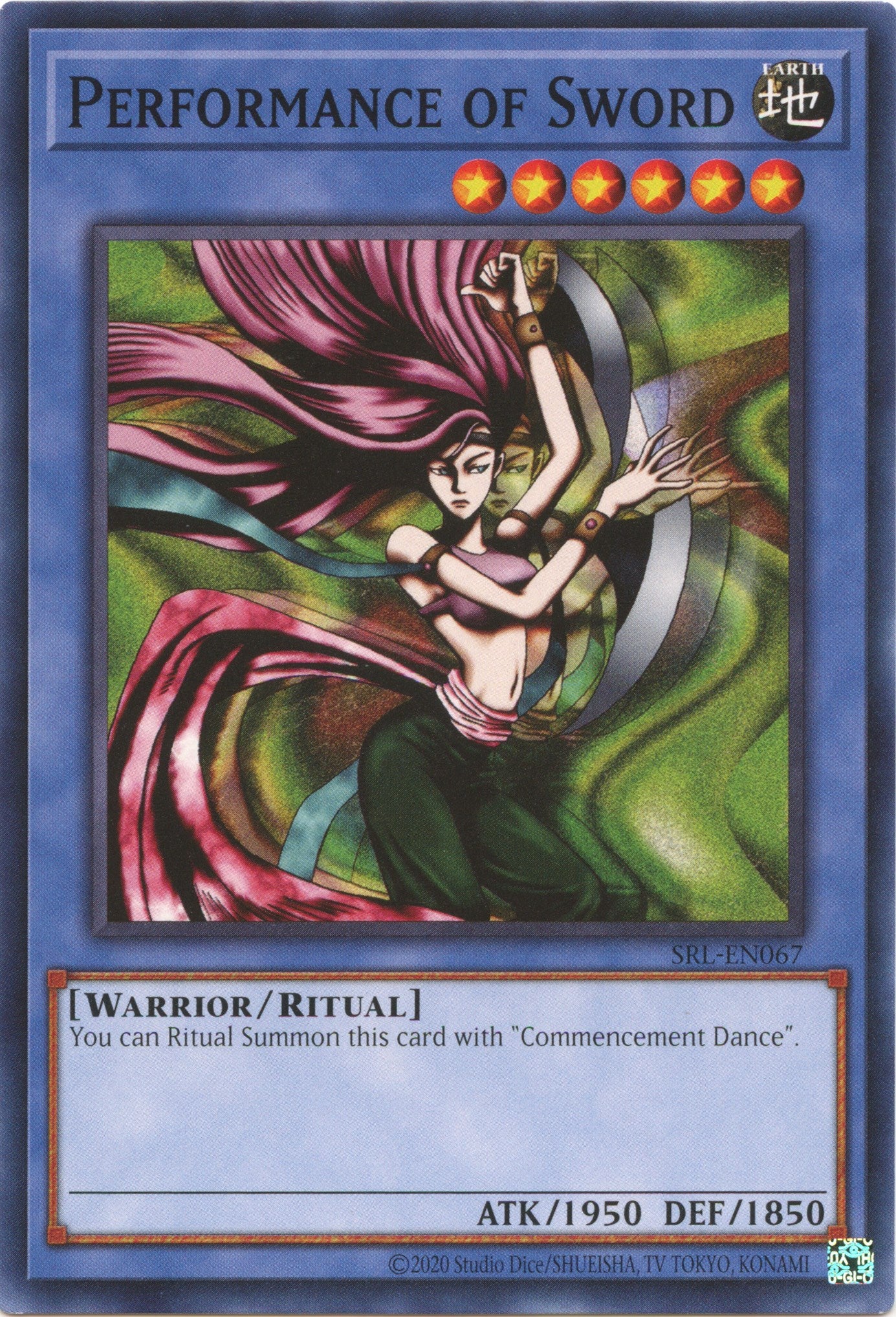 Performance of Sword (25th Anniversary) [SRL-EN067] Common | Jomio and Rueliete's Cards and Comics