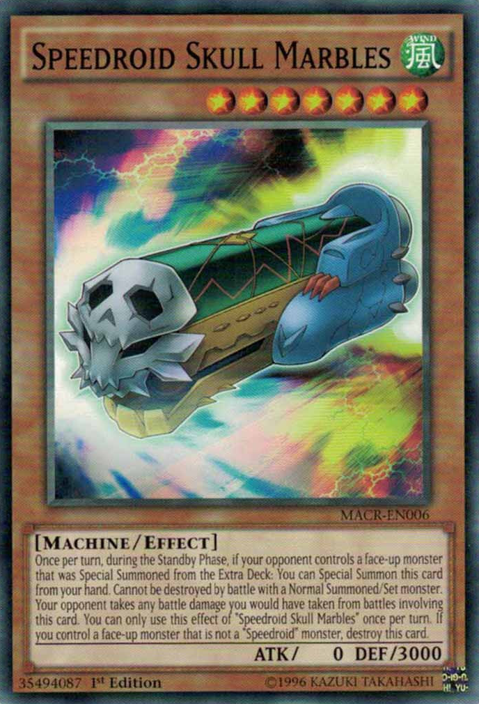 Speedroid Skull Marbles [MACR-EN006] Common | Jomio and Rueliete's Cards and Comics