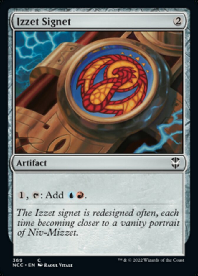Izzet Signet [Streets of New Capenna Commander] | Jomio and Rueliete's Cards and Comics