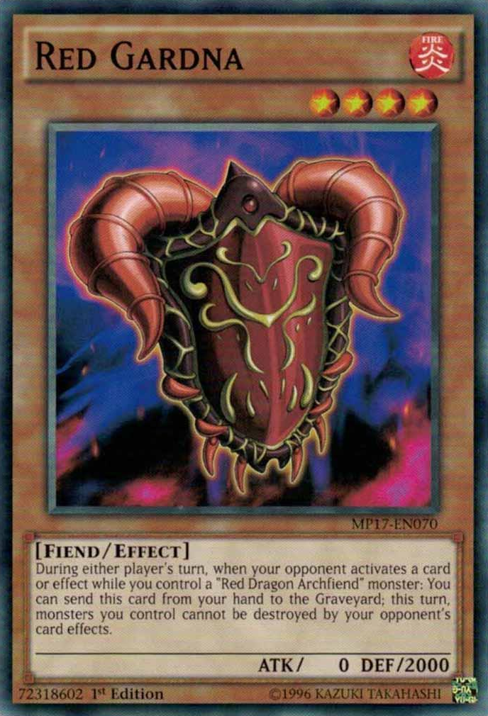 Red Gardna [MP17-EN070] Common | Jomio and Rueliete's Cards and Comics