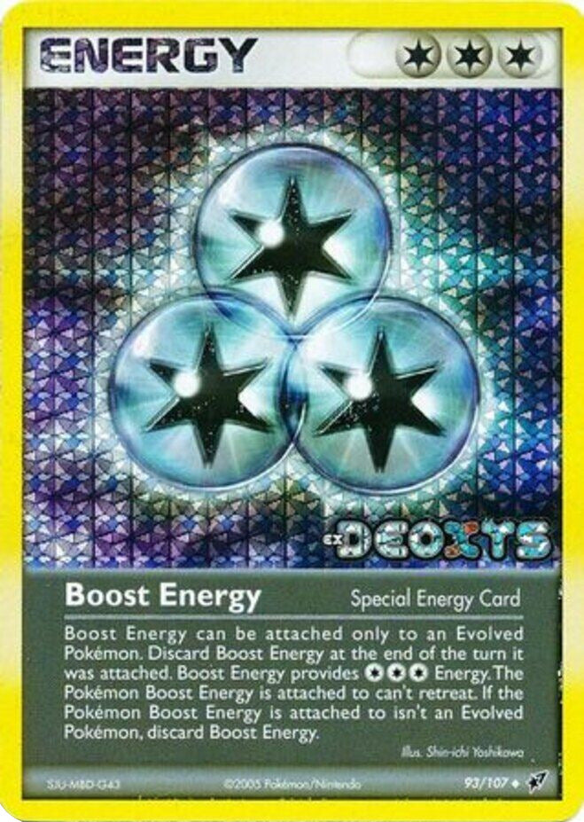 Boost Energy (93/107) (Stamped) [EX: Deoxys] | Jomio and Rueliete's Cards and Comics