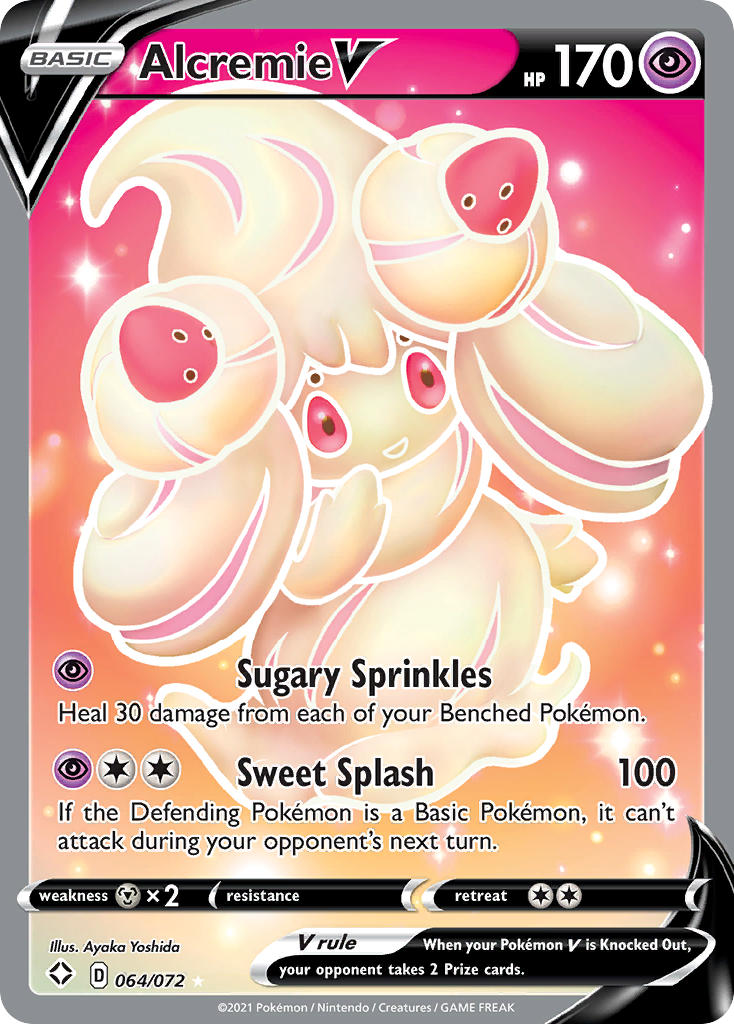 Alcremie V (064/072) [Sword & Shield: Shining Fates] | Jomio and Rueliete's Cards and Comics