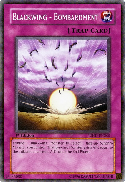 Blackwing - Bombardment [TSHD-EN065] Common | Jomio and Rueliete's Cards and Comics