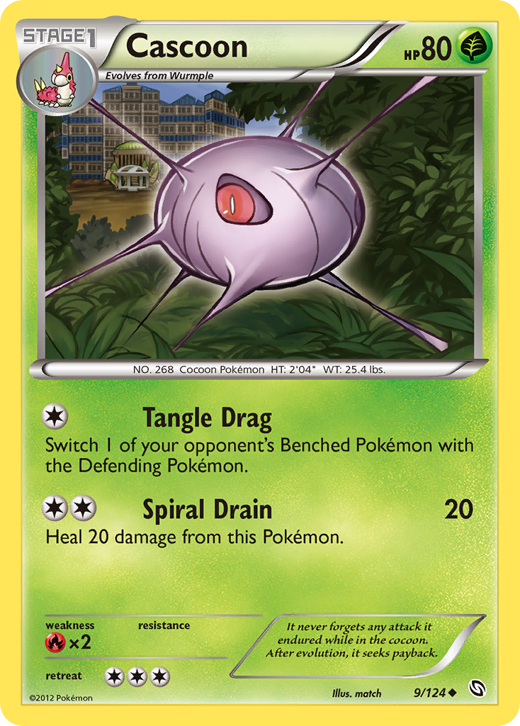 Cascoon (9/124) [Black & White: Dragons Exalted] | Jomio and Rueliete's Cards and Comics